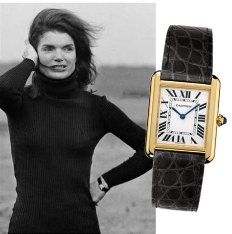 jackie o cartier tank watch|jackie o cartier watch.